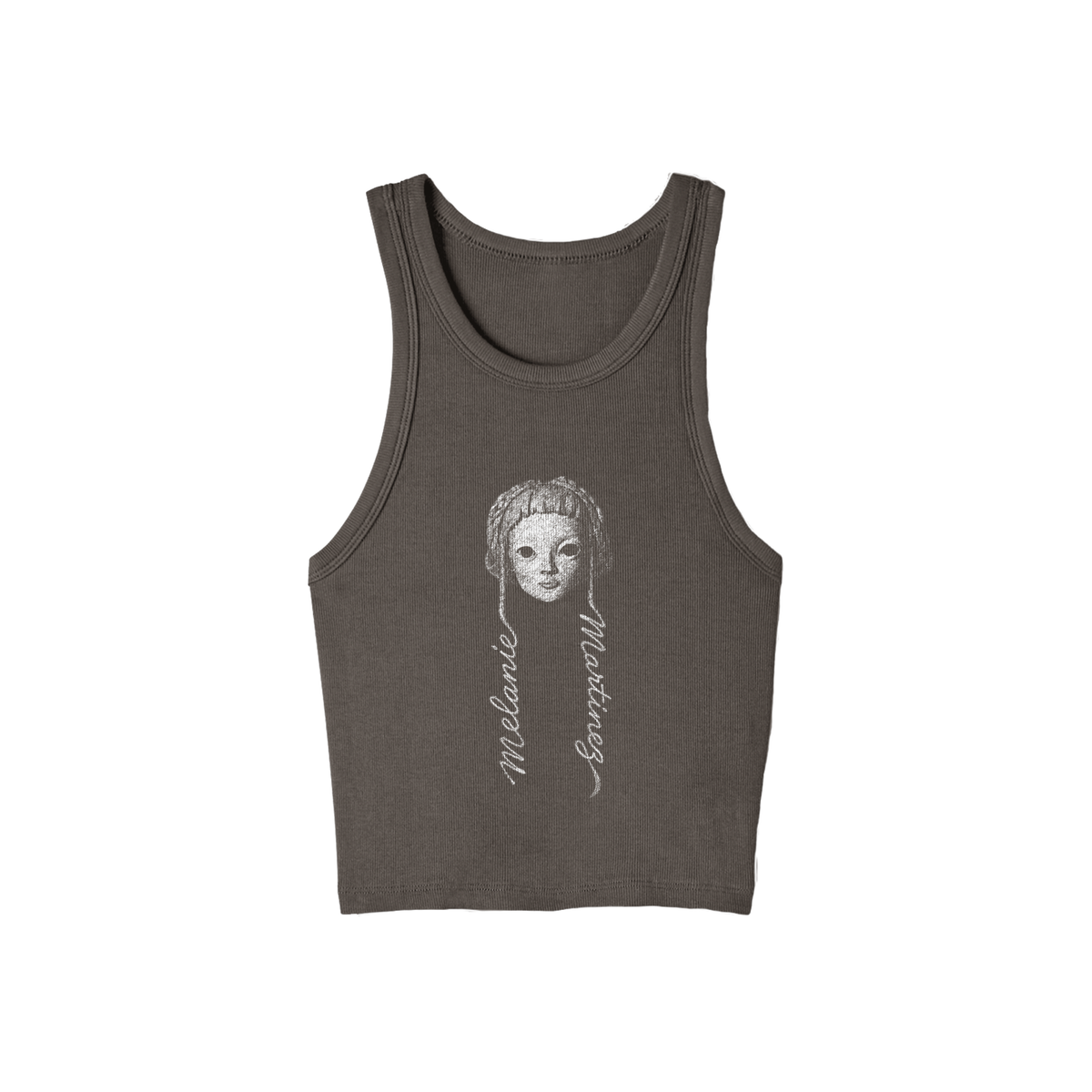 Melanie Hair Ribbed Tank Top