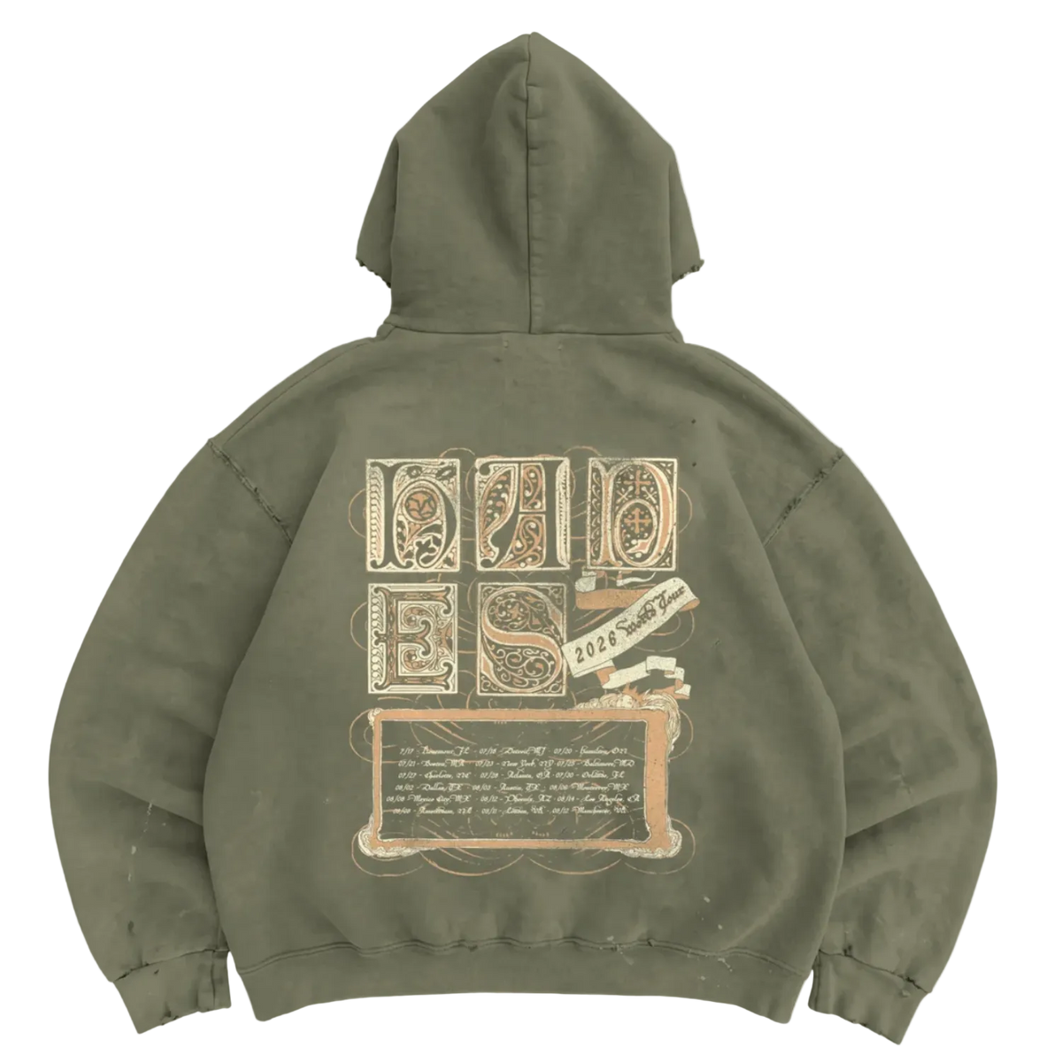 Hades Storybook EU Tour Olive Hoodie