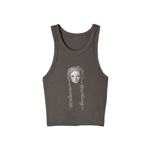 Melanie Hair Ribbed Tank Top