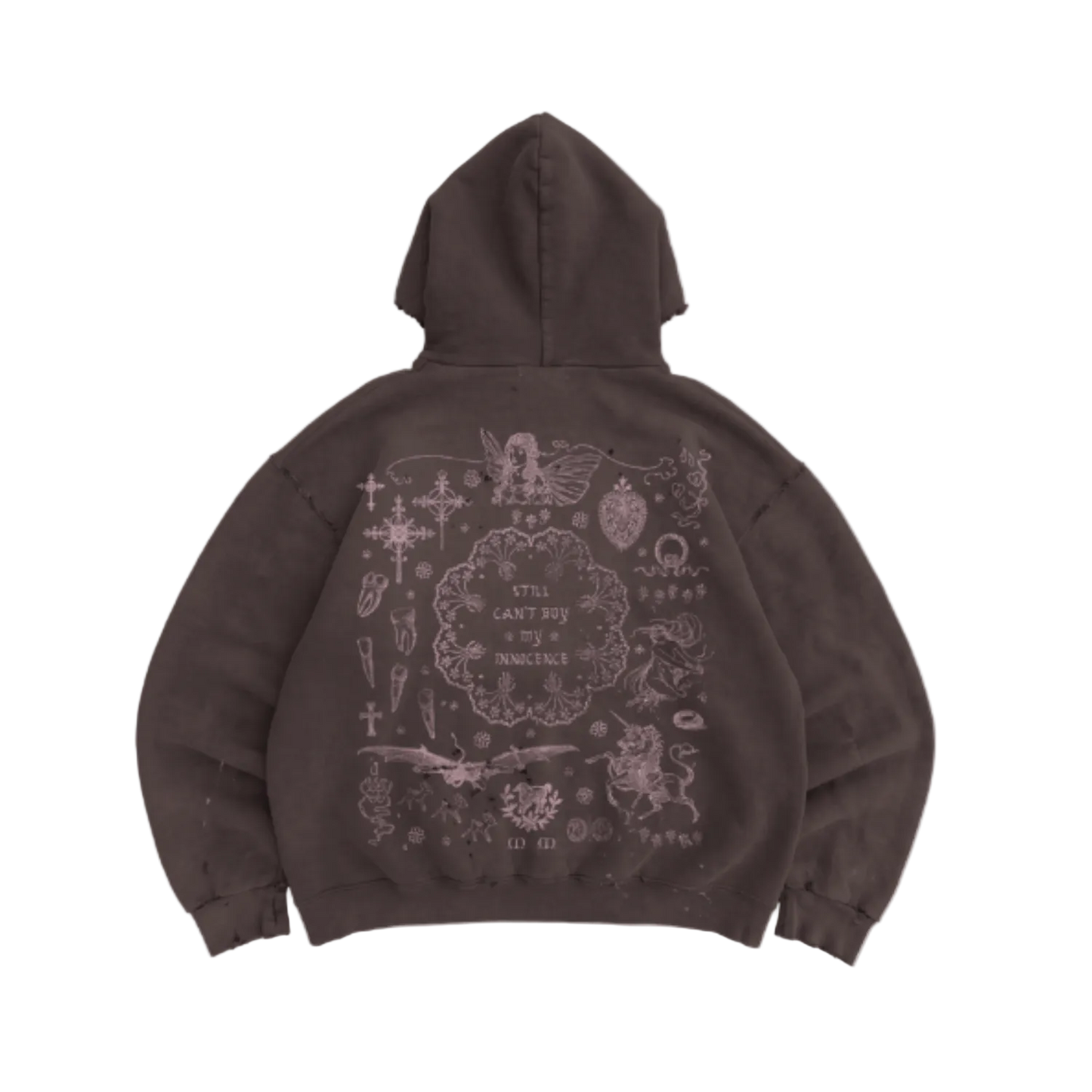 Still Can't Buy My Innocence Distressed Hoodie