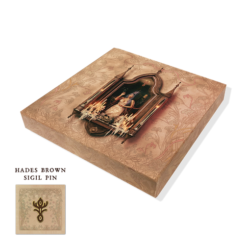 Hades Brown Sigil Enamel Pin + CD Box Set