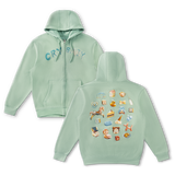Anniversary Collage Zip Up